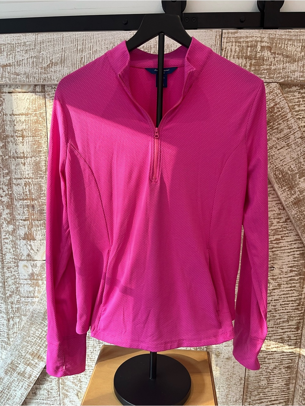 Tommy Bahama Women’s Pink  1/4 Zip Athletic Top Size XL